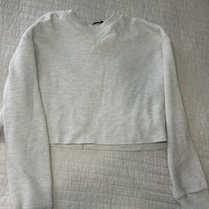 Cream Cropped Sweater